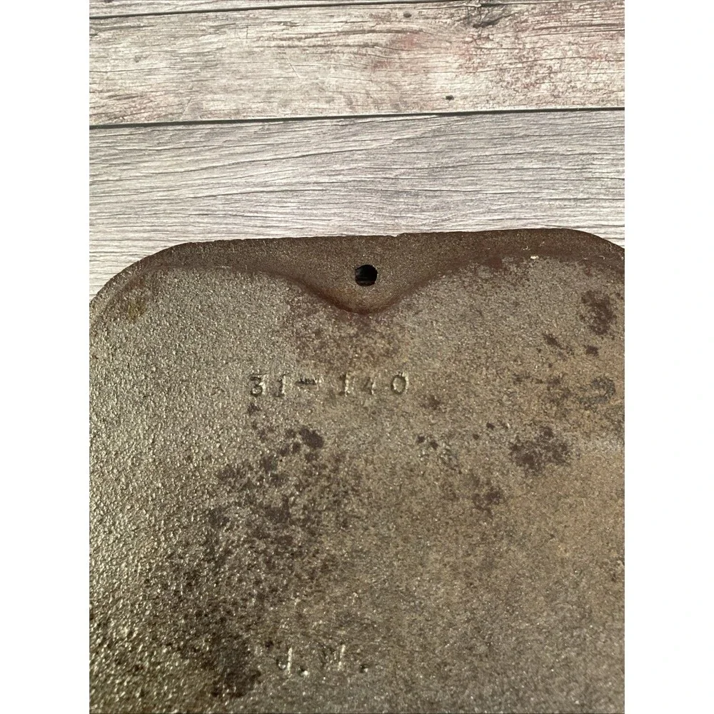 Vintage Cast Iron Rooster Wall Hanging Mould  J. Wright Farmhouse Decor Cookie